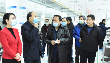 省臺辦考察新港區臺資企業，推動技術交流合作